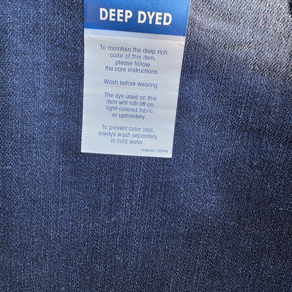 NWT Lee Womens Jeans Straight Leg Denim Blue Regular Fit Mid Rise Dark Wash 22M - Picture 3 of 11